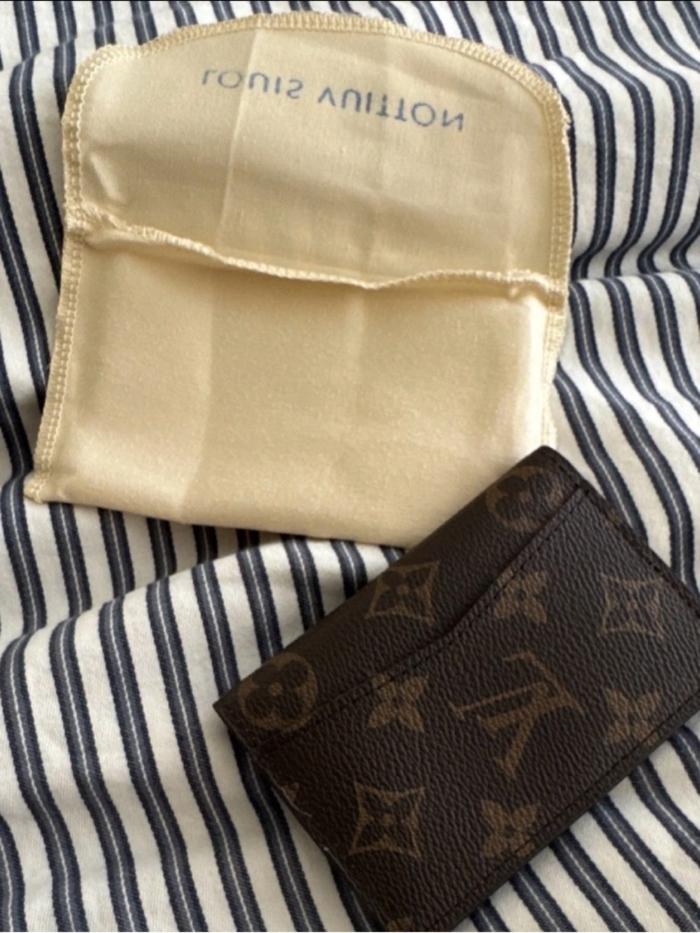 Louis Vuitton Monogram Card Case in Dark Brown - Picture 2 of 7